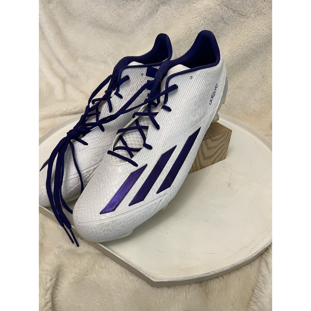 Adidas Adizero Electric 2.2 Mens Football Cleats White Royal Blue AQ8738 Size 15